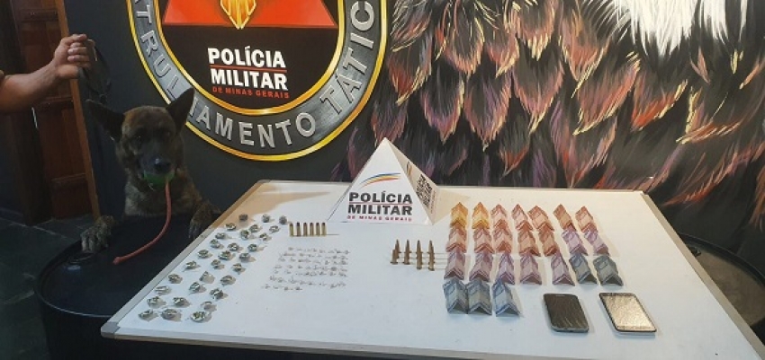Menor, munição e drogas são apreendidos em Lagoa de Santo Antônio