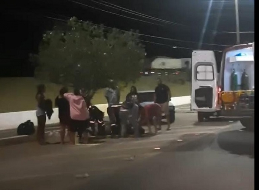 Acidente perto do Posto Mil em Pedro Leopoldo