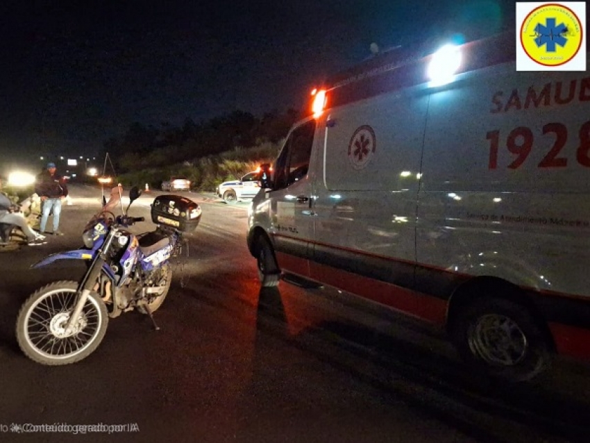 Acidente com vítima fatal, no noite desta segunda-feira (19) no KM 04 da MG 424.