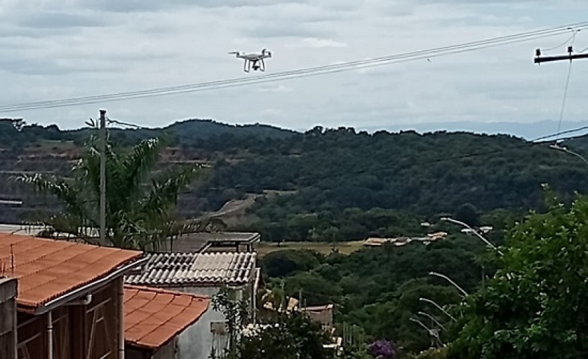 Drone sobrevoa Lagoa de Santo Antônio e registra informações para os estudos da revitalização da Lagoa