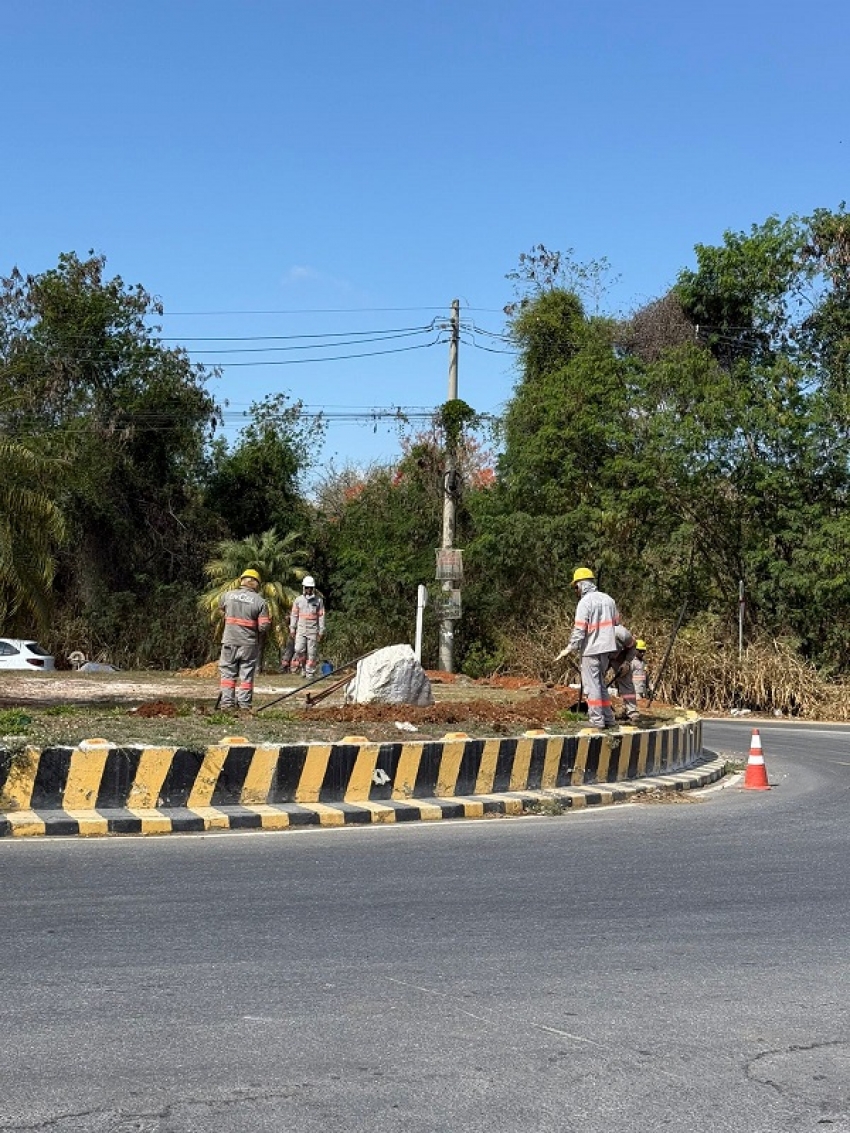 Prefeitura de Pedro Leopoldo inicia obras de iluminação no trevo da Precon e em vias estratégicas da cidade